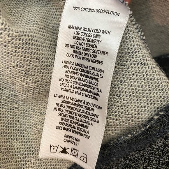 Calvin Klein Performance Cotton Metallic Striped Sweater Hoodie Size S - Picture 3 of 7